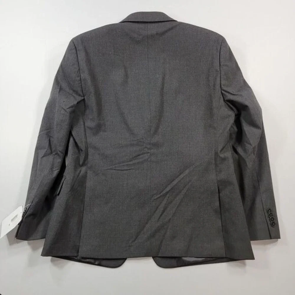 IZOD‎ Charcoal Suit Jacket Mens 40S 40 Stretch Regular Fit Blazer NEW